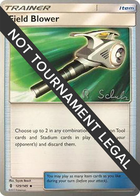 Field Blower - 2018 (Robin Schulz) - World Championship Decks Pokémon trading card
