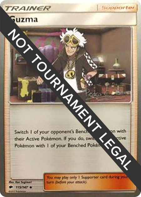 Guzma - 2018 (Pedro Eugenio Torres) - World Championship Decks Pokémon trading card