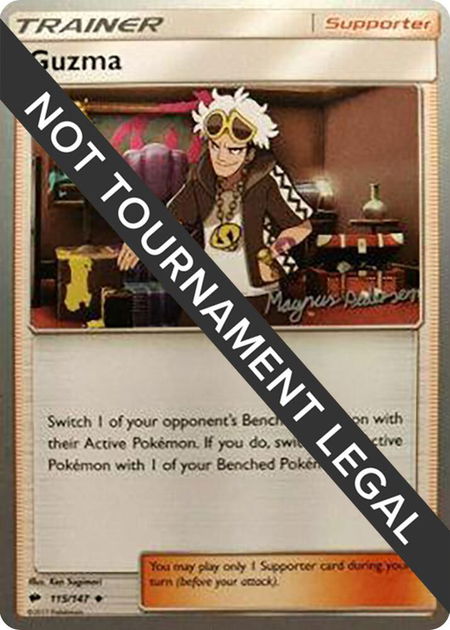 Guzma - 2018 (Magnus Pedersen) - World Championship Decks Pokémon trading card