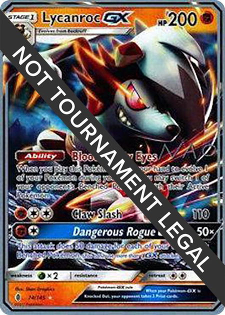 Lycanroc GX - 2018 (Naohito Inoue) - World Championship Decks Pokémon trading card
