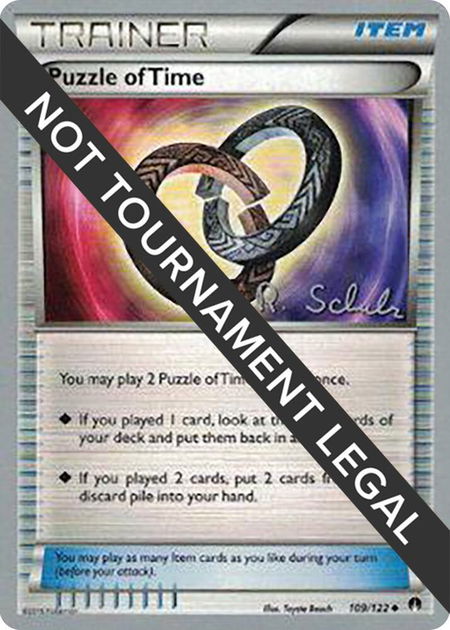 Puzzle of Time - 2018 (Robin Schulz) - World Championship Decks Pokémon trading card
