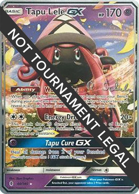 Tapu Lele GX - 2018 (Robin Schulz) - World Championship Decks Pokémon trading card
