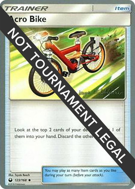 Acro Bike - 2019 (Kaya Lichtleitner) - World Championship Decks Pokémon trading card