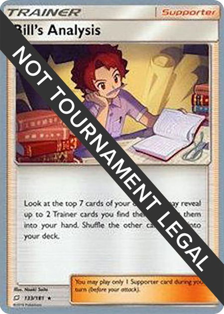 Bill's Analysis - 2019 (Henry Brand) - World Championship Decks Pokémon trading card