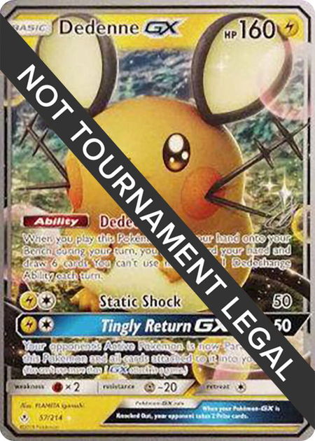 Dedenne GX - 2019 (Henry Brand) - World Championship Decks Pokémon trading card