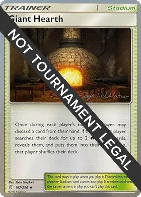 Giant Hearth - 2019 (Kaya Lichtleitner) - World Championship Decks Pokémon trading card