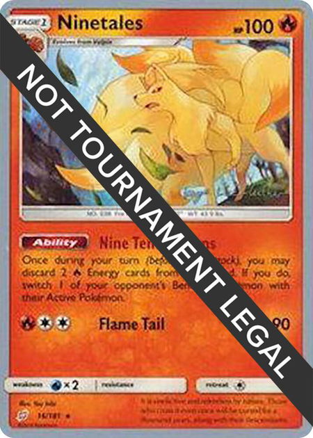 Ninetales - 2019 (Kaya Lichtleitner) - World Championship Decks Pokémon trading card