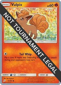 Vulpix - 2019 (Kaya Lichtleitner) - World Championship Decks (WCD) #15/181 - Common Pokémon Trading Card