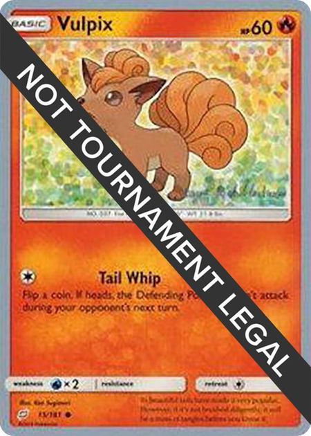 Vulpix - 2019 (Kaya Lichtleitner) - World Championship Decks Pokémon trading card