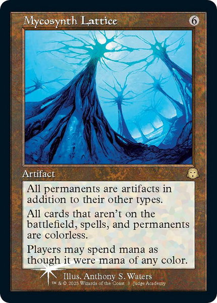 Mycosynth Lattice trading card from Judge Promos Mycosynth Lattice - Judge Promos Magic: The Gathering trading card