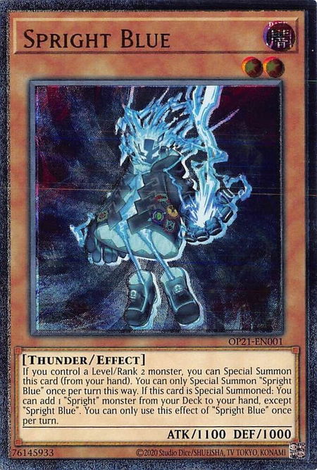 Spright Blue (UTR) - OTS Tournament Pack 21 YuGiOh trading card