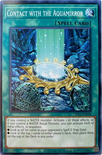 Contact with the Aquamirror - OTS Tournament Pack 21 (OP21) #OP21-EN018 - Common / Short Print YuGiOh Trading Card