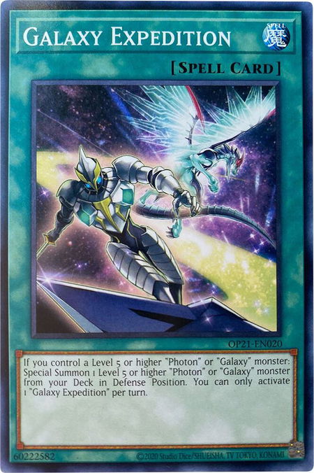 Galaxy Expedition - OTS Tournament Pack 21 YuGiOh trading card