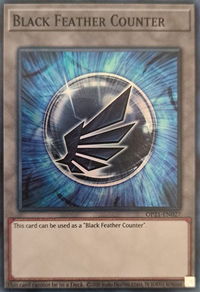 Black Feather Counter - OTS Tournament Pack 21 (OP21) #OP21-EN027 - Super Rare YuGiOh Trading Card