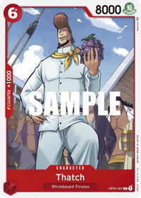Thatch - Paramount War (OP02) #OP02-007 - Common One Piece Trading Card