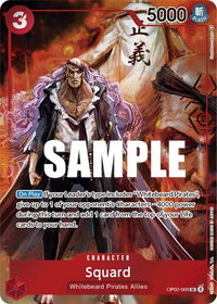 Squard (Box Topper) - Paramount War (OP02) #OP02-009 - Uncommon One Piece Trading Card