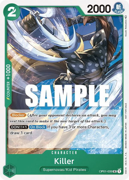 Killer (Promotion Pack 2023) - One Piece Promotion Cards One Piece trading card
