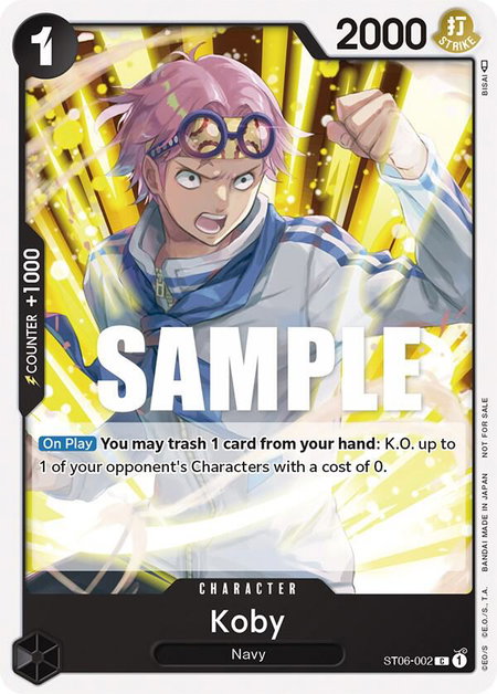 Koby (Promotion Pack 2023) - One Piece Promotion Cards One Piece trading card