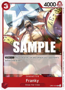 Franky (Tournament Pack Vol. 2) - One Piece Promotion Cards (OP-PR) #OP01-021 - Promo One Piece Trading Card