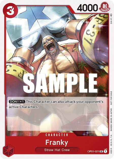 Franky (Tournament Pack Vol. 2) - One Piece Promotion Cards One Piece trading card