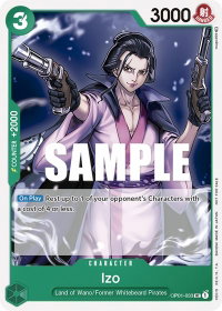 Izo (Tournament Pack Vol. 2) - One Piece Promotion Cards (OP-PR) #OP01-033 - Promo One Piece Trading Card