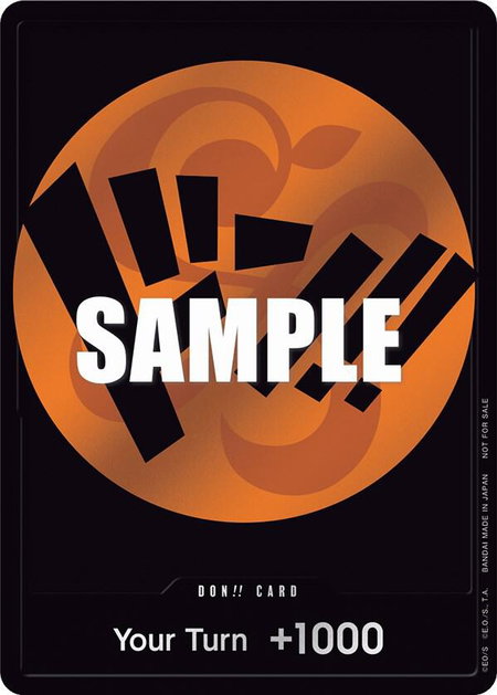 DON!! Card (Orange) - One Piece Promotion Cards One Piece trading card