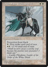 Order of the White Shield - Ice Age (ICE) #46 - Uncommon Magic: The Gathering Trading Card