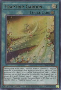 Traptrip Garden - Structure Deck: Beware of Traptrix (SDBT) #SDBT-EN023 - Ultra Rare YuGiOh Trading Card
