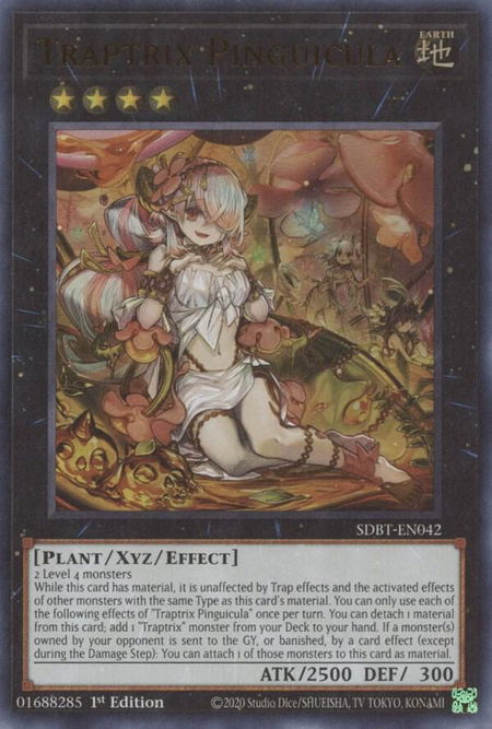 Traptrix Pinguicula - Structure Deck: Beware of Traptrix YuGiOh trading card