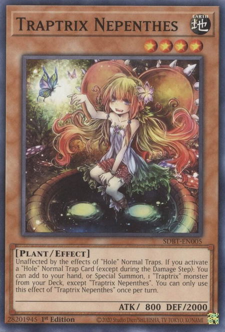 Traptrix Nepenthes - Structure Deck: Beware of Traptrix YuGiOh trading card
