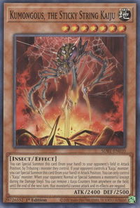 Kumongous, the Sticky String Kaiju - Structure Deck: Beware of Traptrix (SDBT) #SDBT-EN010 - Common / Short Print YuGiOh Trading Card