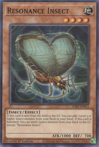 Resonance Insect - Structure Deck: Beware of Traptrix (SDBT) #SDBT-EN012 - Common / Short Print YuGiOh Trading Card