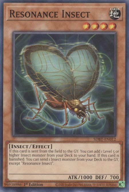 Resonance Insect - Structure Deck: Beware of Traptrix YuGiOh trading card