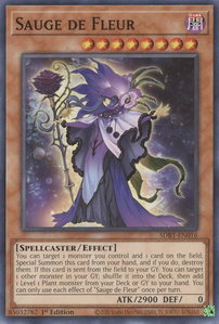 Sauge de Fleur - Structure Deck: Beware of Traptrix (SDBT) #SDBT-EN016 - Common / Short Print YuGiOh Trading Card