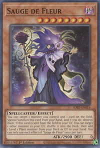 Sauge de Fleur - Structure Deck: Beware of Traptrix (SDBT) #SDBT-EN016 - Common / Short Print YuGiOh Trading Card