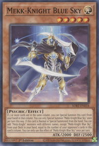 Mekk-Knight Blue Sky - Structure Deck: Beware of Traptrix (SDBT) #SDBT-EN018 - Common / Short Print YuGiOh Trading Card