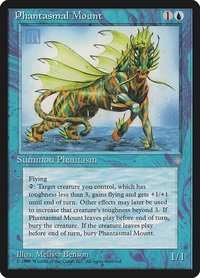 Phantasmal Mount - Ice Age (ICE) #88 - Uncommon Magic: The Gathering Trading Card