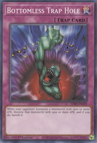 Bottomless Trap Hole - Structure Deck: Beware of Traptrix (SDBT) #SDBT-EN029 - Common / Short Print YuGiOh Trading Card