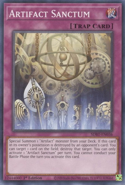 Artifact Sanctum - Structure Deck: Beware of Traptrix YuGiOh trading card