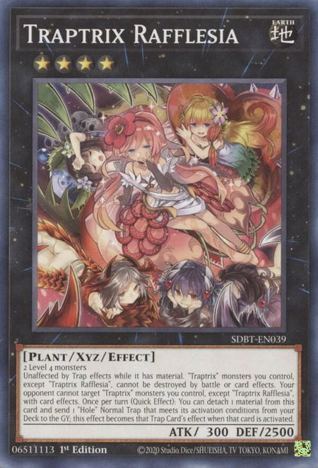 Traptrix Rafflesia - Structure Deck: Beware of Traptrix YuGiOh trading card