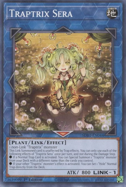 Traptrix Sera trading card from Structure Deck: Beware of Traptrix Traptrix Sera - Structure Deck: Beware of Traptrix YuGiOh trading card