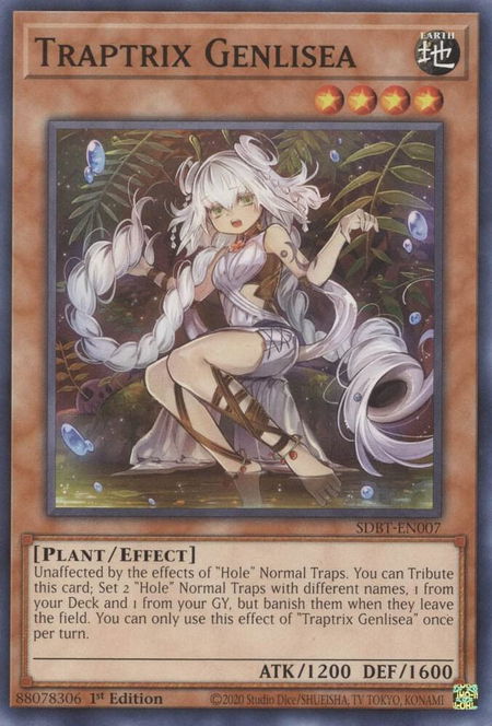 Traptrix Genlisea - Structure Deck: Beware of Traptrix YuGiOh trading card