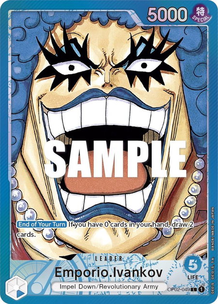 Emporio.Ivankov (049) (Alternate Art) - Paramount War One Piece trading card