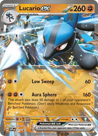 Lucario ex - 017 - SV: Scarlet & Violet Promo Cards (SVP) #017 - Promo Pokémon Trading Card