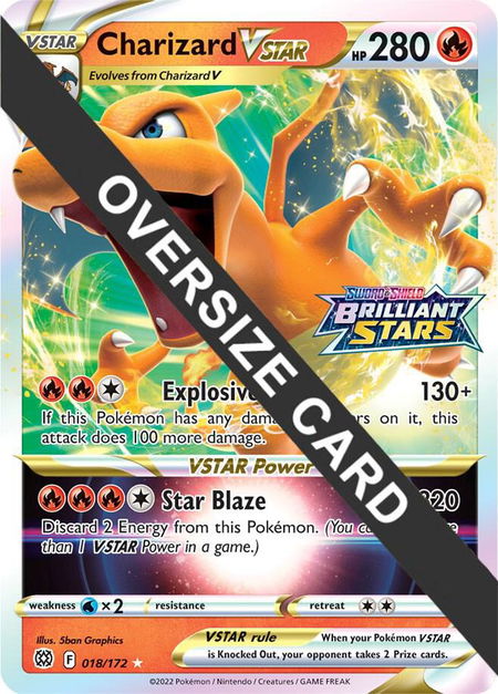 Charizard VSTAR - Jumbo Cards Pokémon trading card