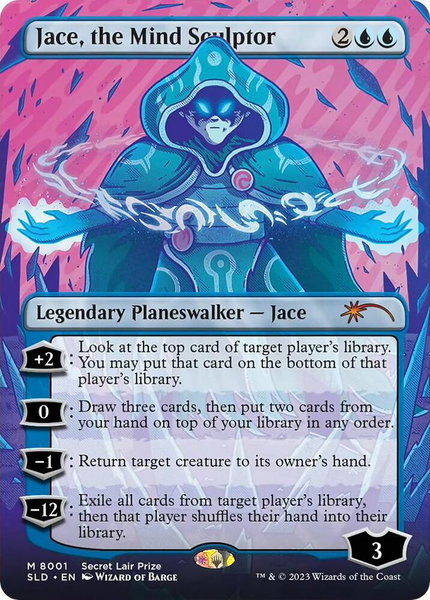 Jace, the Mind Sculptor - Secret Lair Showdown Magic: The Gathering trading card