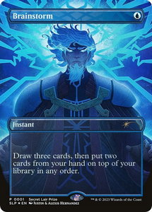 Brainstorm - Secret Lair Showdown (SLP) #1 - Promo Magic: The Gathering Trading Card