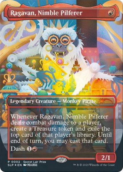 Ragavan, Nimble Pilferer - Secret Lair Showdown Magic: The Gathering trading card