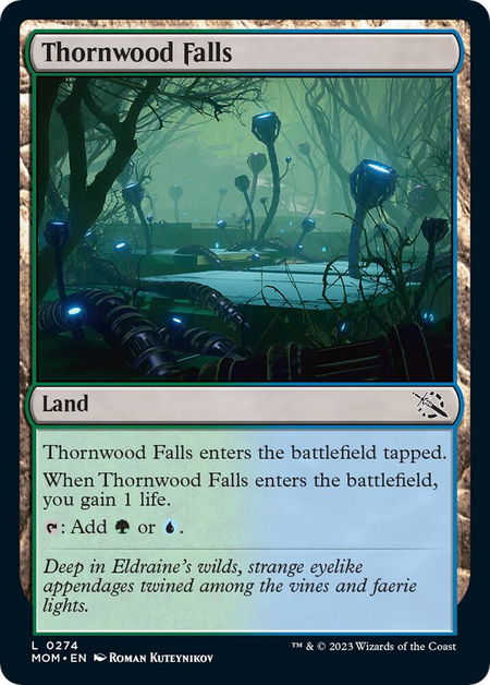 Thornwood Falls - March of the Machine Magic: The Gathering trading card