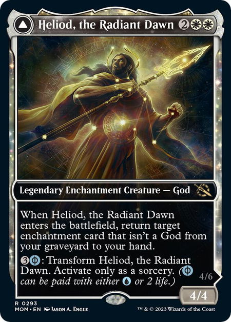 Heliod, the Radiant Dawn (Showcase) - March of the Machine Magic: The Gathering trading card